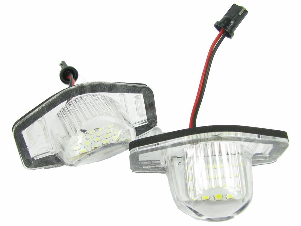 LED-Kennzeichenbeleuchtung, 6000 K, kaltweiß, 12 V, CANBUS, für Honda CRV III, FRV, Insight II, FL, 5D, 3D-Logo, Odyssey, Stream I, Jazz II