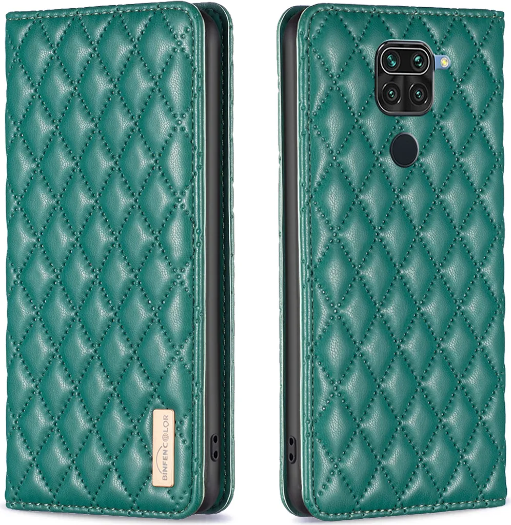 Custodia Portafoglio Redmi Note 9 Verde: La Compagna di Viaggio Ideale
