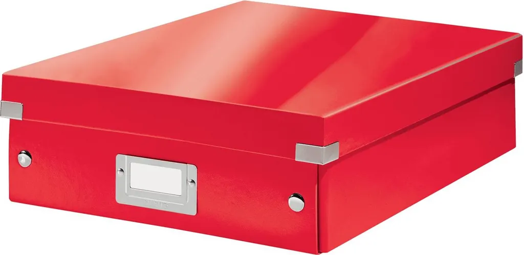 Leitz 60580026 Click & Store Scatola Organizer A4 Rosso WOW - 28x37x10cm