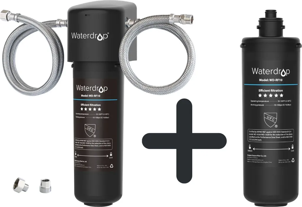 Waterdrop 10UA Sottolavello: Filtro Acqua Potabile 30.000L WD-RF10