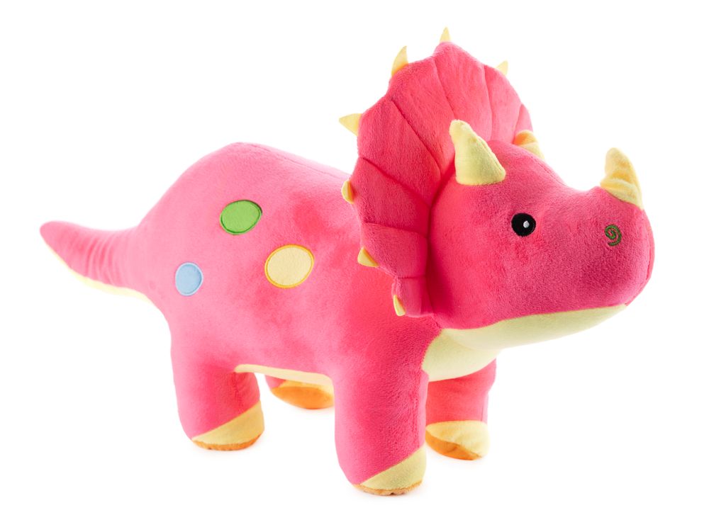 Gustaw Dino Alex - Kuscheltier Groß XXL (Rosa, 120cm), Dinosaurier Gross Plüschtier Spielzeug Stofftier Plüschtier Dekoration.