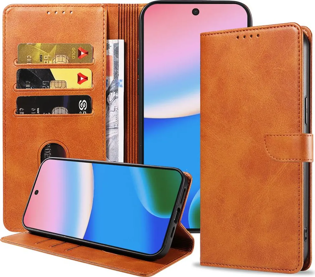 Custodia Google Pixel 10 Marrone Ecopelle | Smartphonica Wallet