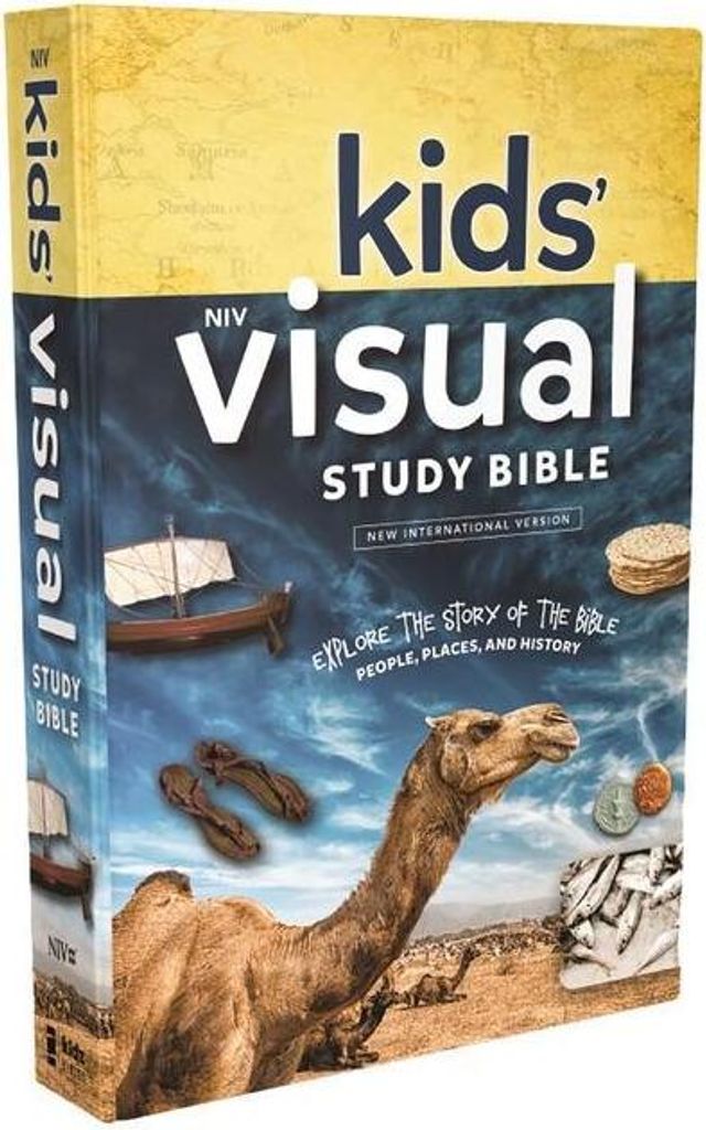 Niv, Kids' Visual Study Bible, Hardcover, Blue, Full Color Interior