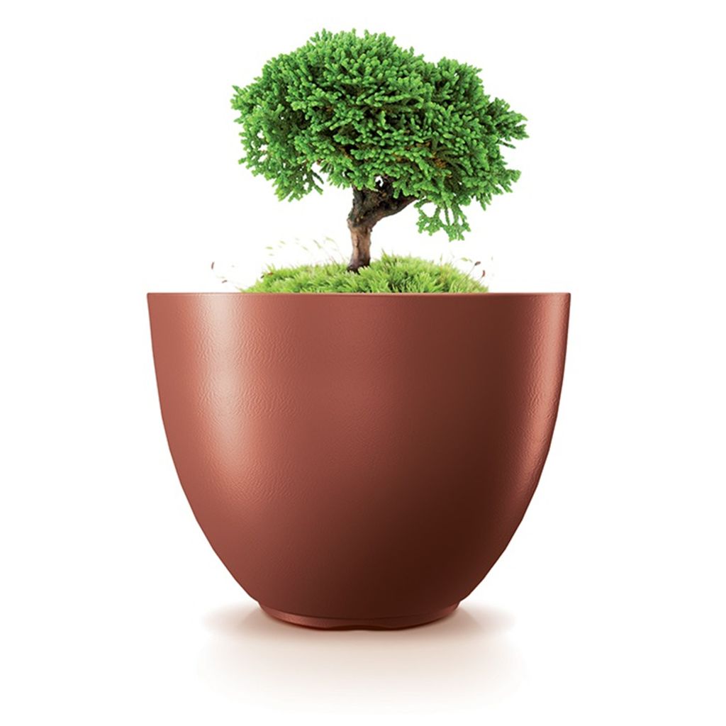 Sleek Planter with Smooth Surface and Elevated Tapered Base Produktbild 4
