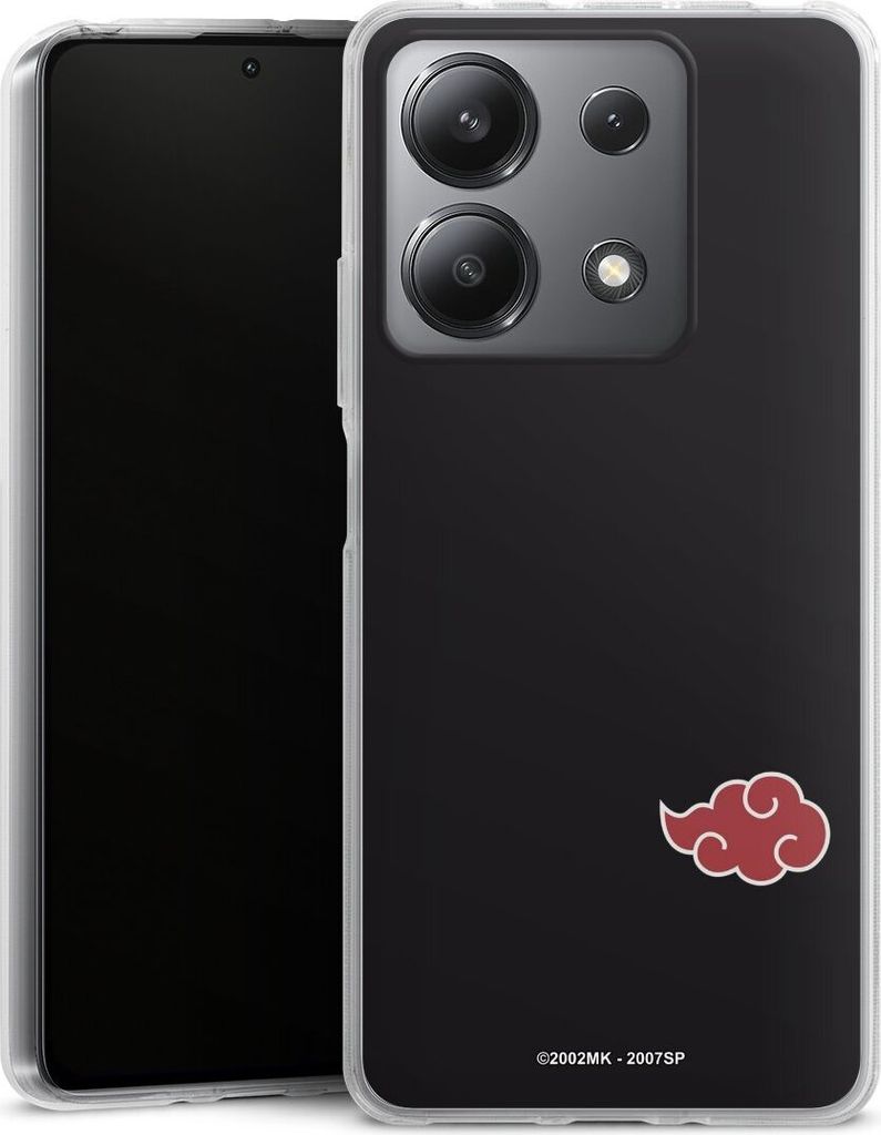 DeinDesign Handyhülle für Xiaomi Redmi Note 13 5G Silikon Hülle Case Smartphone Schutzhülle Naruto Shippuden Offizielles Lizenzprodukt Akatsuki
