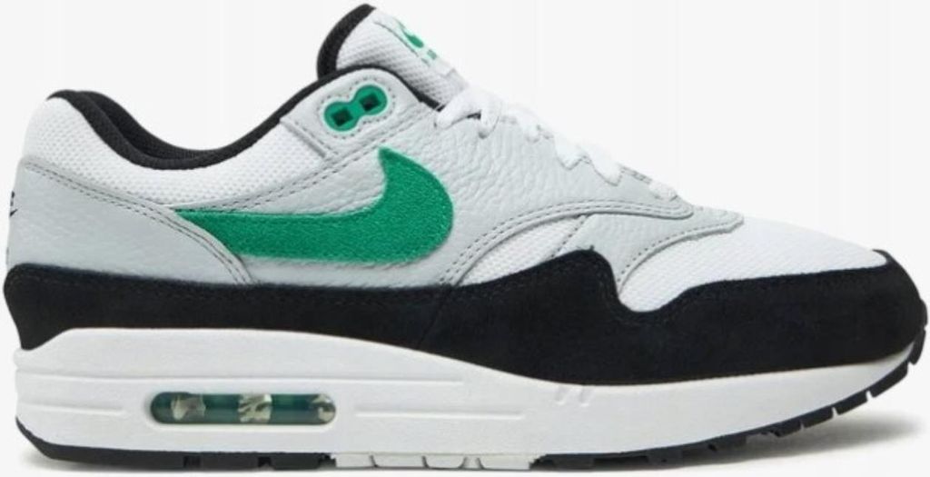 Nike Air Max 1 "White Black Stadium Green" Schwarz/Grün, Größe: 41