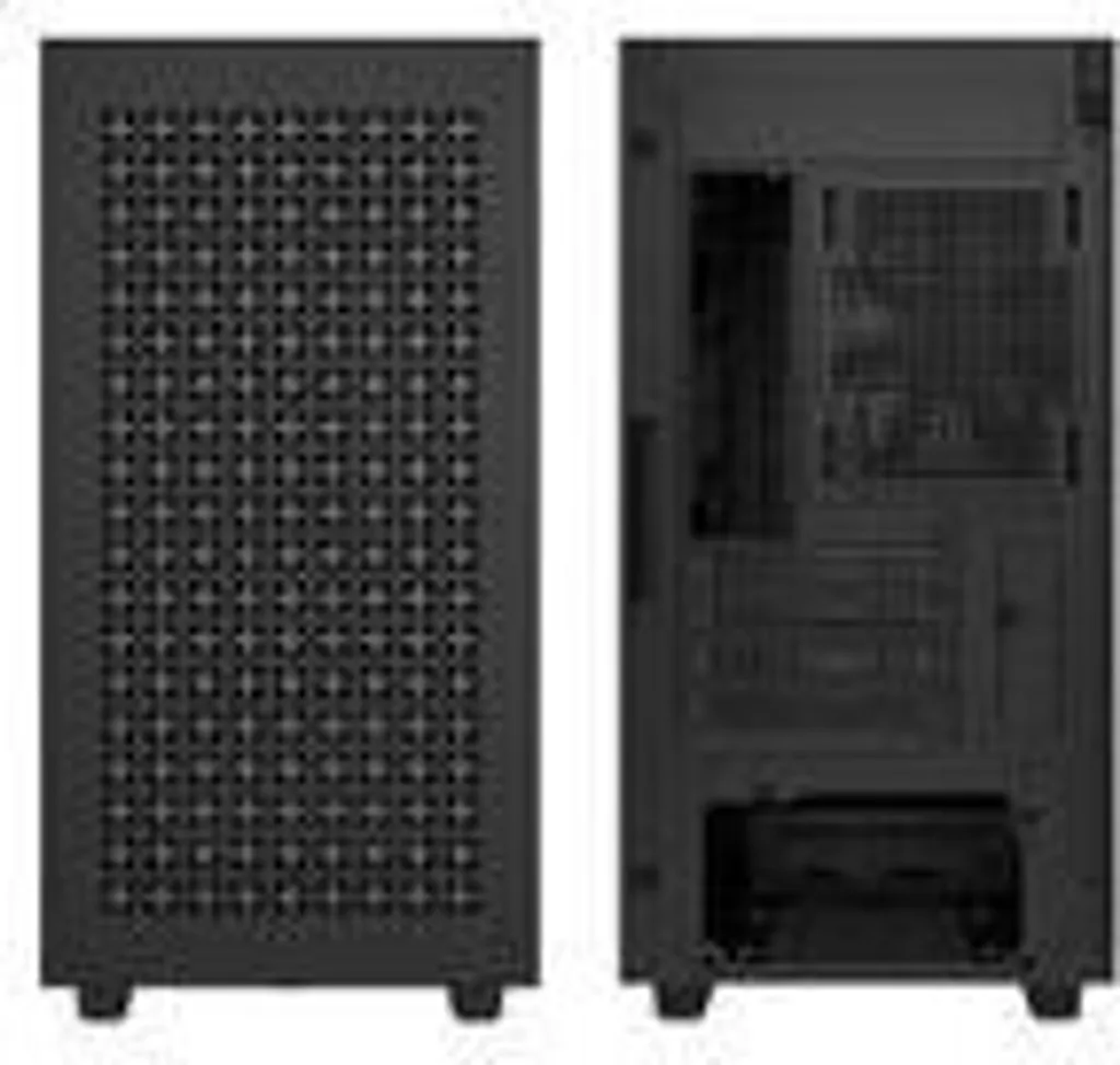 Boîtier PC Micro-ATX DeepCool CH370 Noir avec Panneau Latéral Amovible - 19