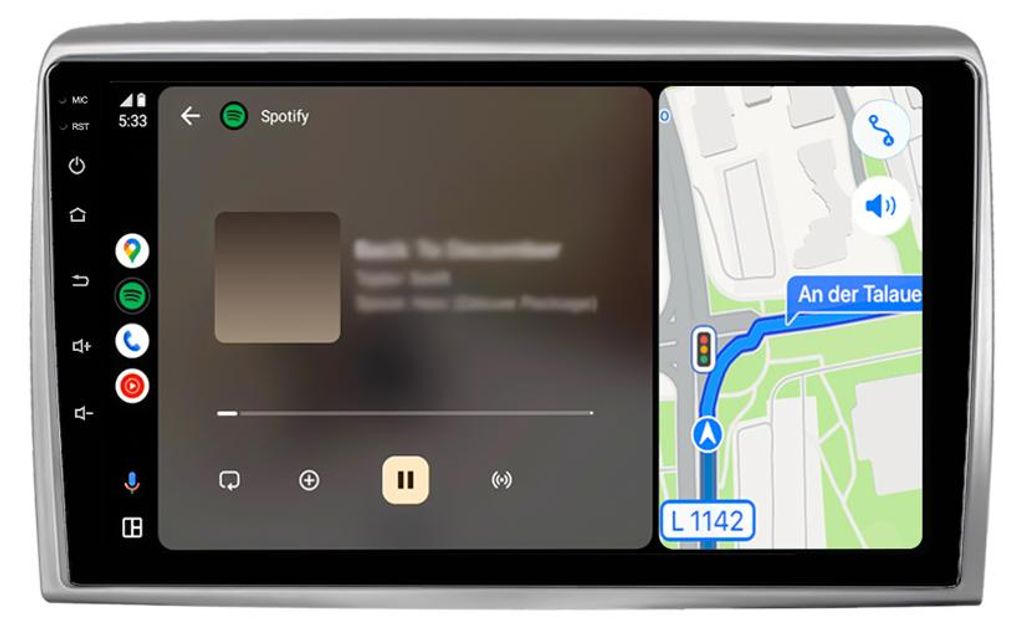 Radio Android para coche con pantalla de 9 pulgadas, Imagen del producto 