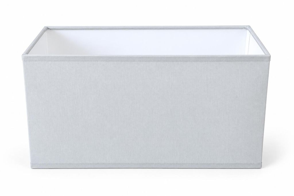 Elegante lampenkap Milano E14, lichtgrijs – Moderne stoffen Productafbeelding  AI-gegenereerde afbeelding