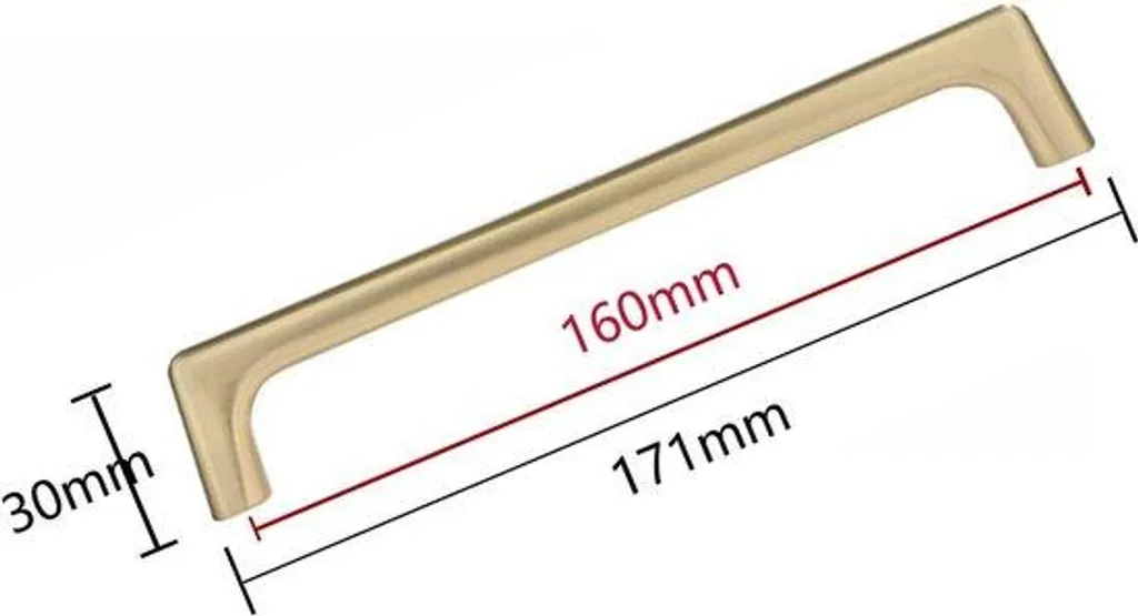 Quincaillerie porte-fenêtre métal 160 mm pour remplacer poignée x2