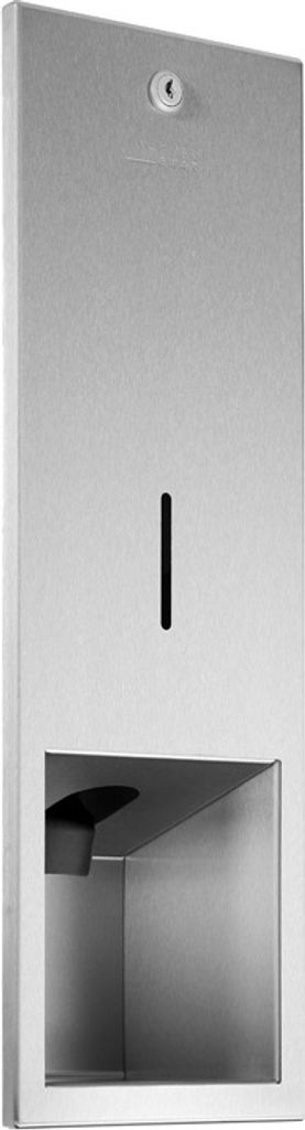 Wagner-EWAR Seifenschaumspender 400ml WP208-5 Edelstahl für Unterputzmontage, Variante:Edelstahl poliert