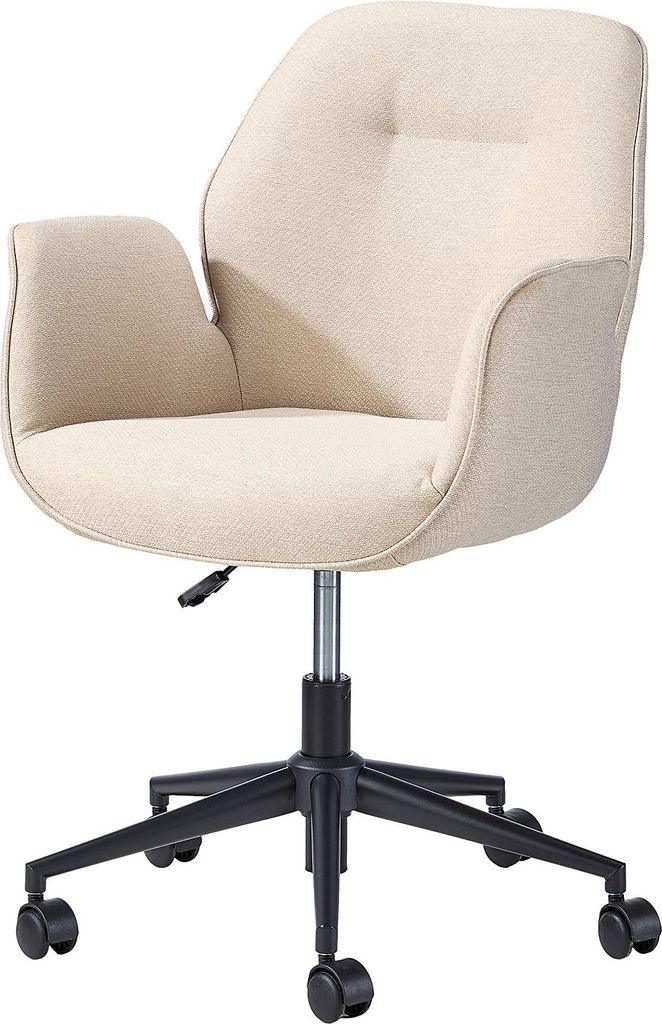 BÜROSTUHL - Beige, Webstoff / Stahl , 61/91/59 cm
