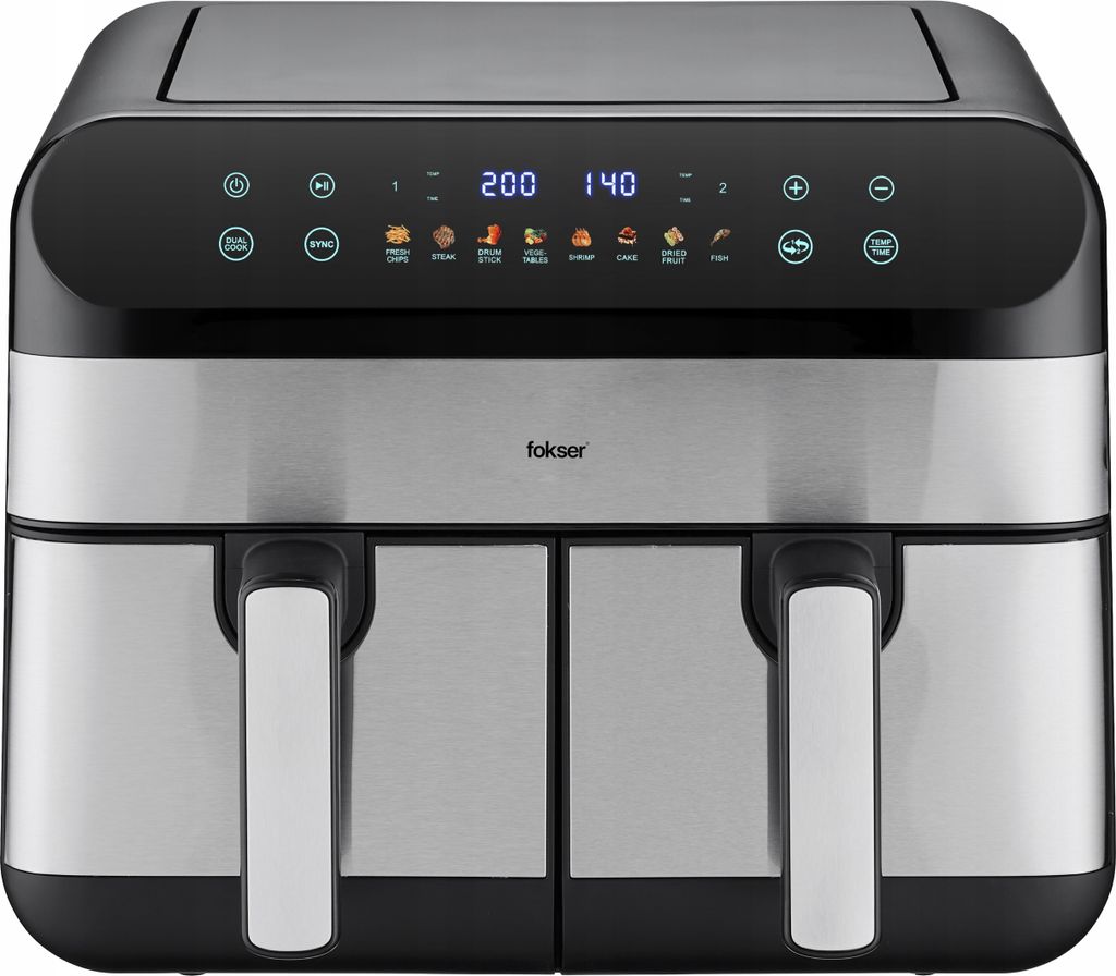 Foxier G11 Airfryer Xxl 9L 2400W 12 Programme
