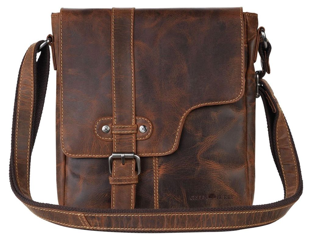 GREENBURRY Umhängetasche Vintage Crossbody Bag Brown braun Produktbild 