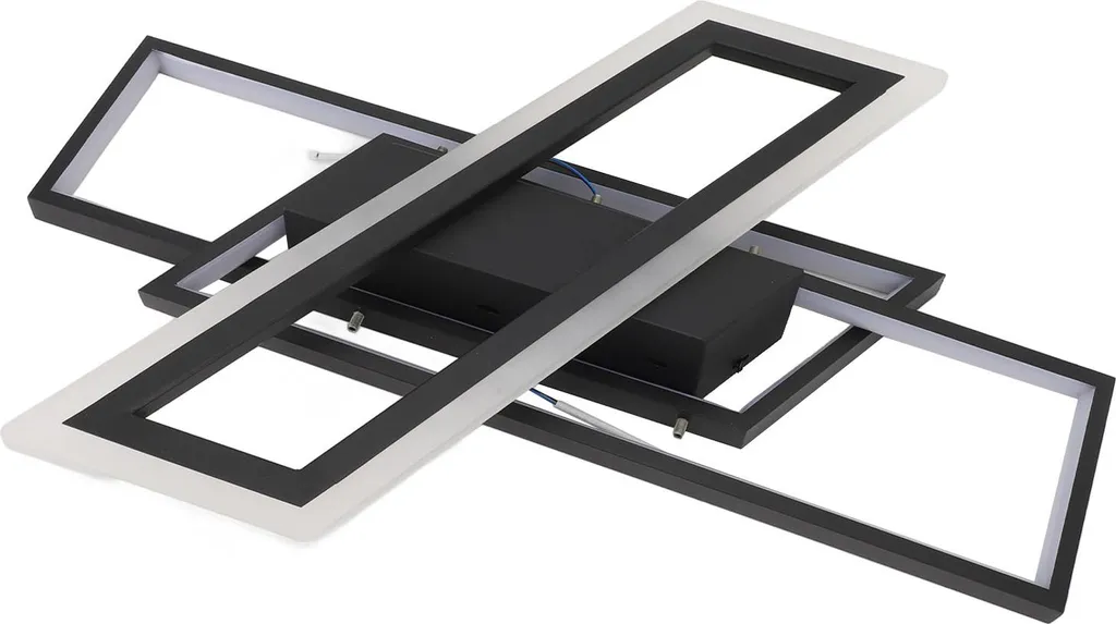 Plafonnier LED moderne dimmable avec fonction mémoire pour salon 45W