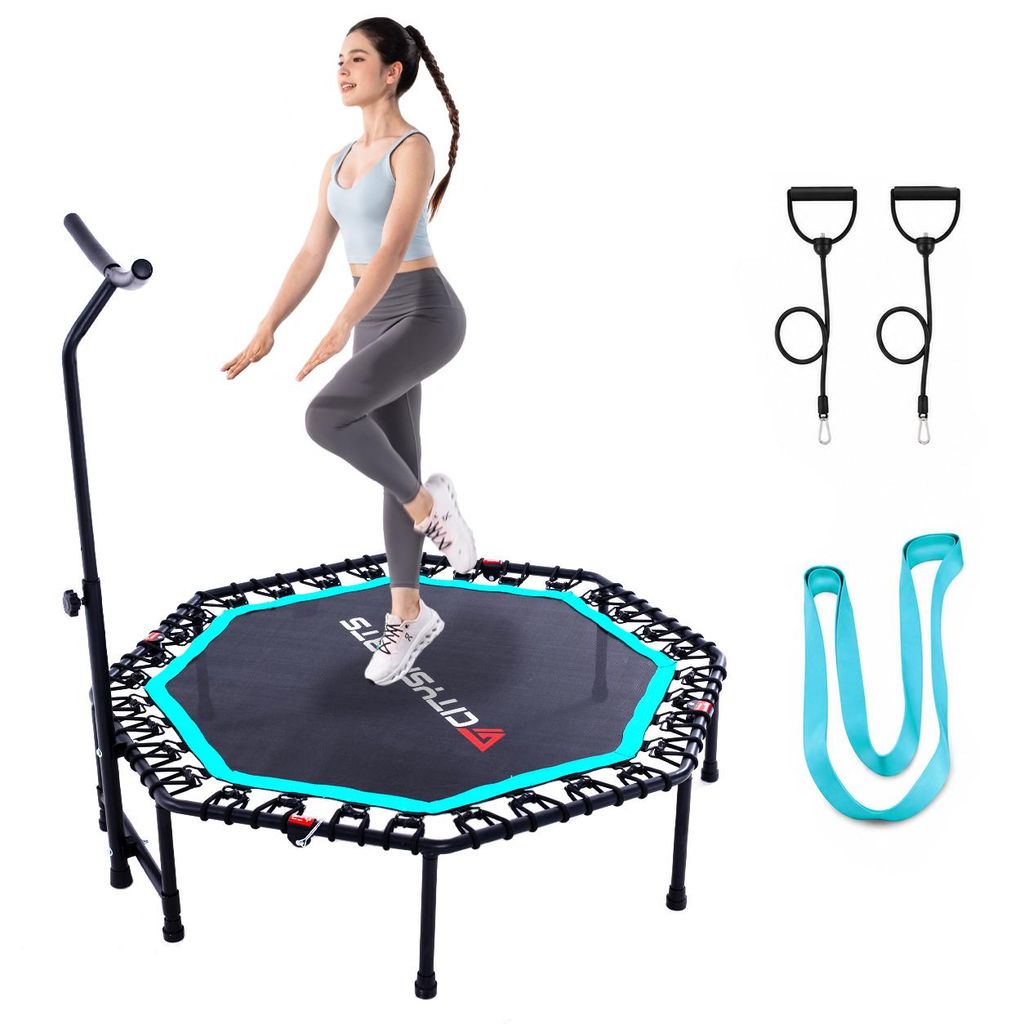 CITYSPORTS Fitnesstrampolin Mini-Trampolin mit Haltegriff Produktbild 