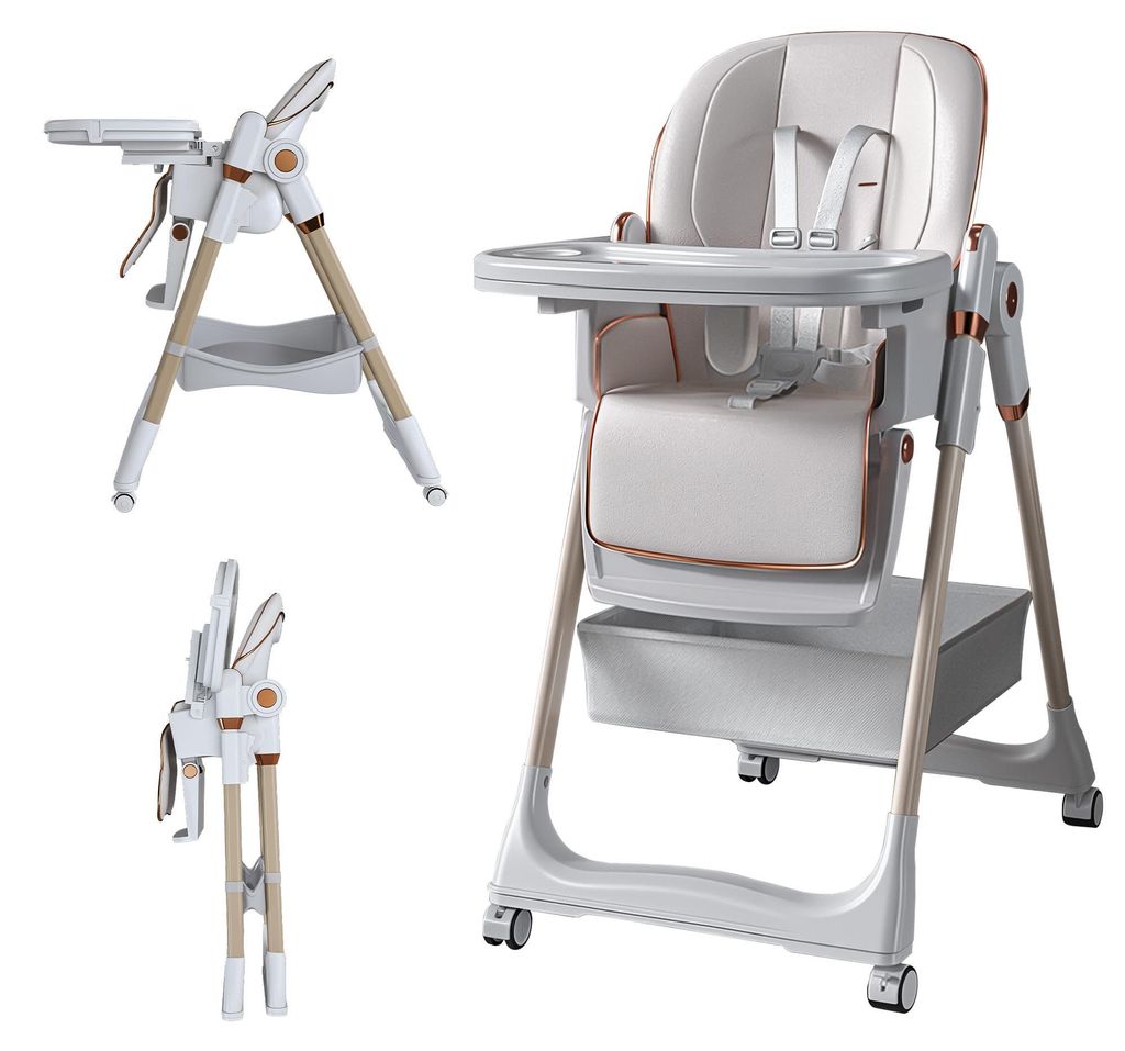 Clinvia, chaise haute réglable pour bébé, de 0 à 6 ans - Image du produit 