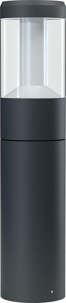 OSRAM ENDURA Style moderne LED-Outdoor-Laterne 50cm, Pollerleuchte mit blendarmem Licht in Dunkelgrau aus Aluminium, IP54-Schutz, für Wegbeleuchtung