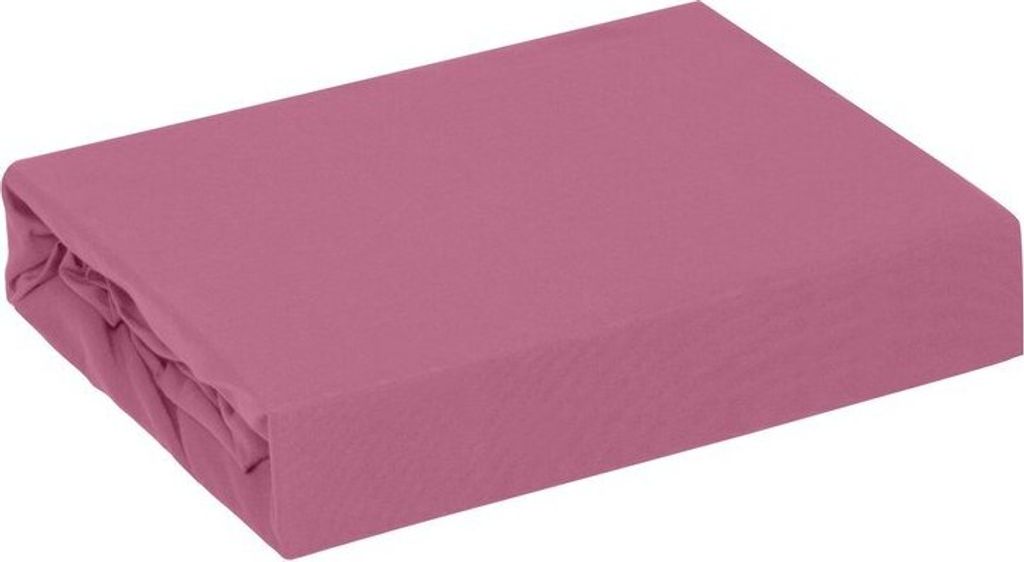 Spannbettlaken ADELA mit Gummizug rosa 180x200 25CM 140