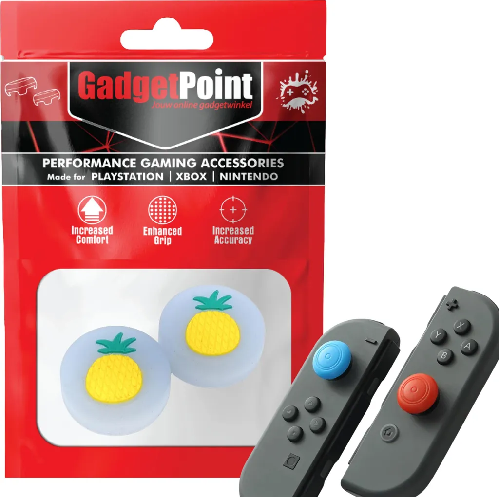 Gommini Joystick Switch Anti-Drift e Usura - Ananas Grigio Resistente