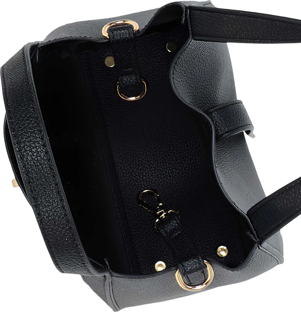 Sac Shopper de Bureau Noir pour Documents A4 et Tablette - Modèle Nora - 5