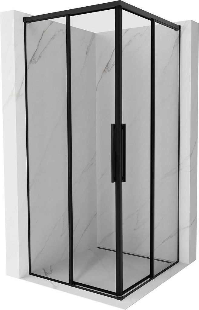 Mexen Rox Duschkabine Schiebetür 90 x 70 cm, transparent, Chrom - 8C2-090-070-01-00