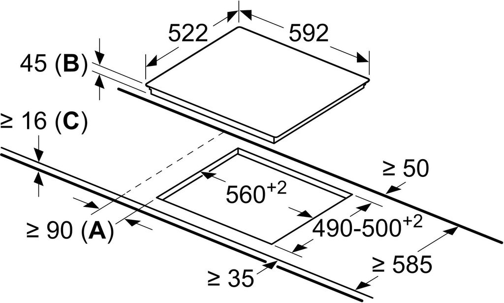 Bosch Keramik-Kochfeld Pkn631Fp2E Produktbild 6
