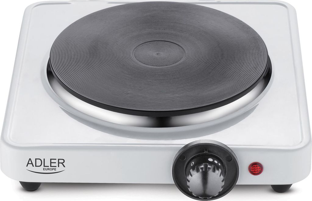 Adler AD 6503 Elektroherd-Einzelkochplatte 1500W, weiß Produktbild 
