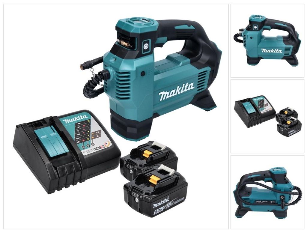 Compresor sin cable Makita DMP 181 RG 18 V 11,1 bar + 2x Imagen del producto 