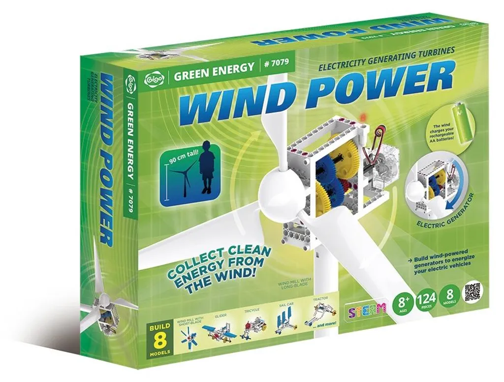 Kit éolienne Genius Toy : apprenez la science sans écran dès 8 ans