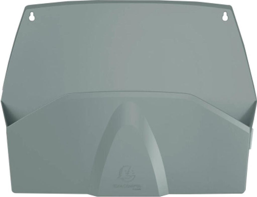 Exacompta 3x Wandprospekthalter 1 Fach, 72x382x289 mm - Salbeigrün - 61180D