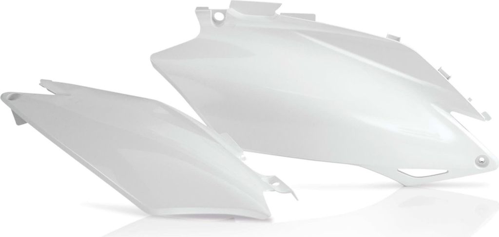 Weißes ACERBIS Seitennummernschild für HONDA