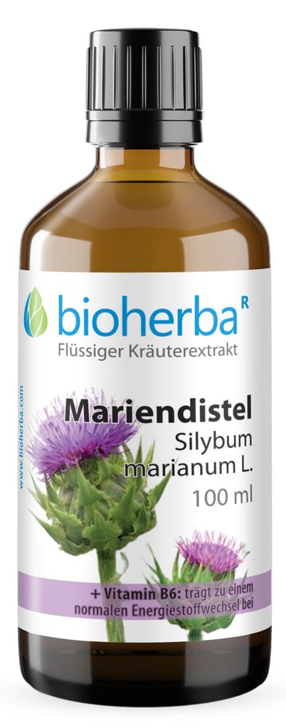Bioherba Mariendistel Silybum marianum L. Tropfen Tinktur Produktbild 
