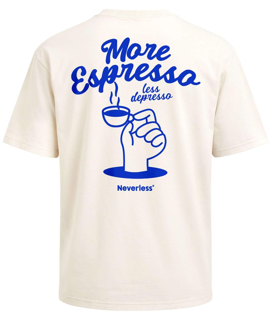 Herren T-Shirt - More Espresso - Oversized Relaxed Fit Sommer Fashion Streetstyle Neverless