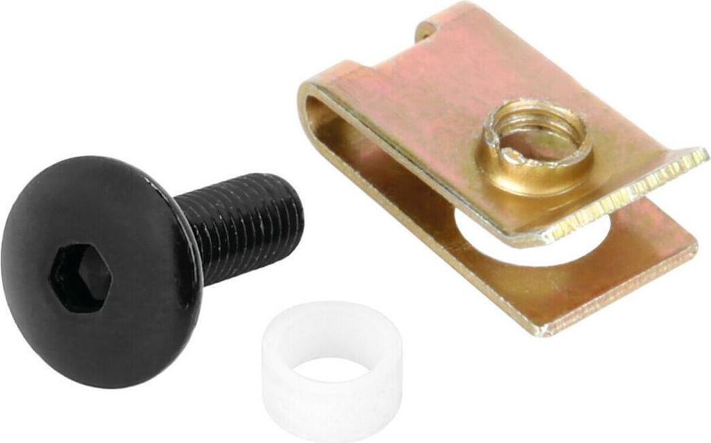 Lampenclip Fit Fairing Befestigungsclip-Set 5MA 10 Stück Schwarz