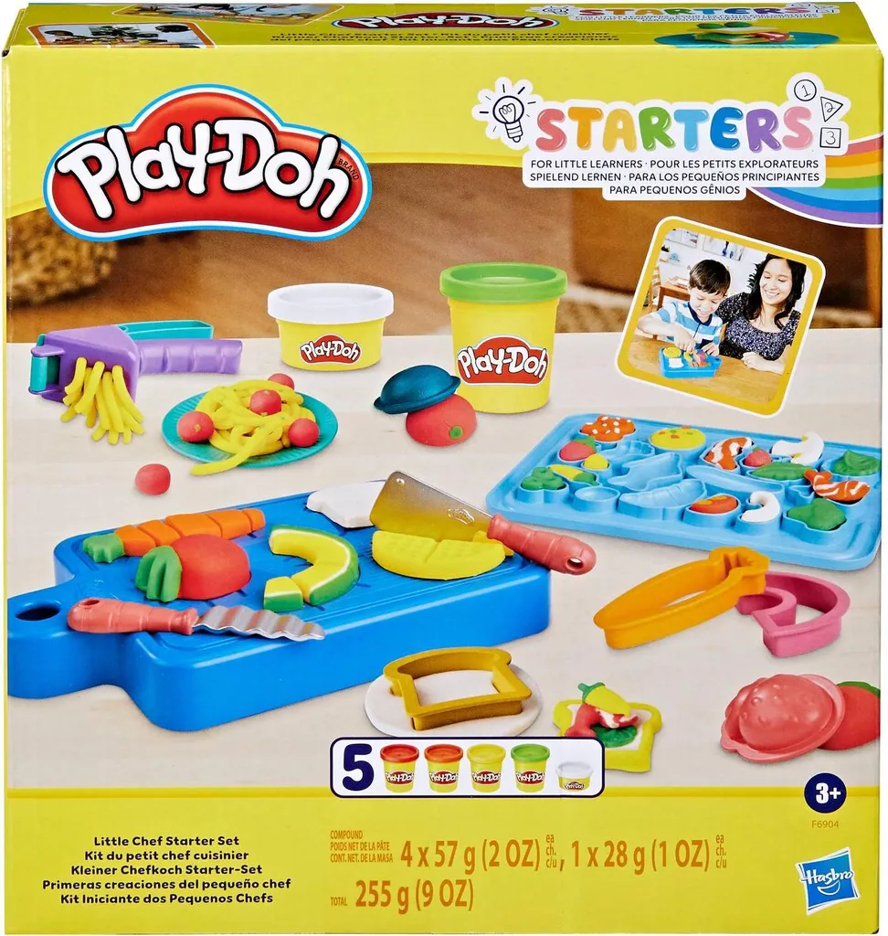 Coffret de Pâte à Modeler Petit Chef Play-Doh avec Ustensiles Cuisine