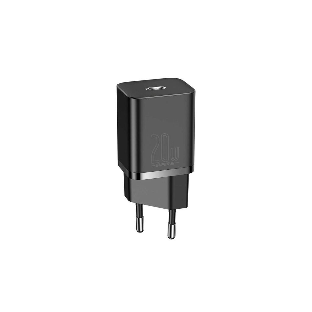 Baseus CCSUP-B01 Ladegerät für Mobilgeräte Schwarz Außen