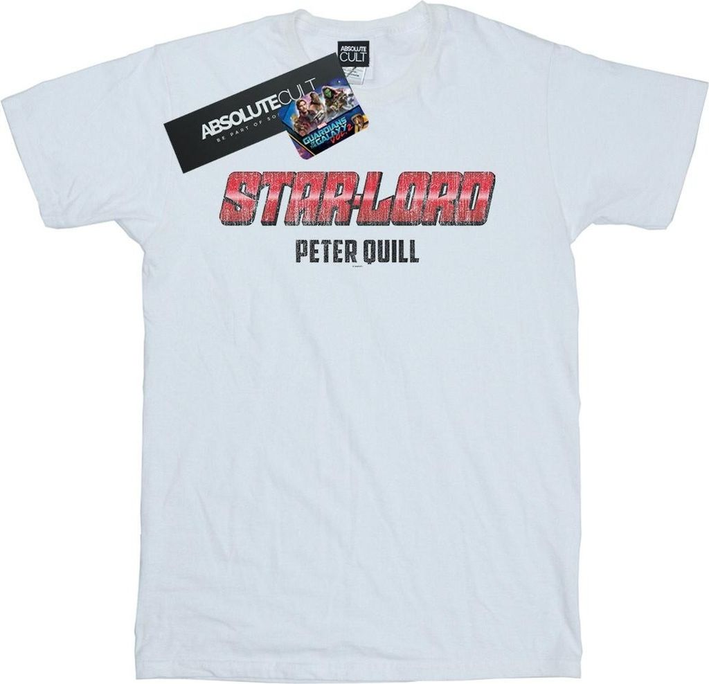 Marvel - "AKA Peter Quill" T-Shirt für Herren BI28584 (XXL) (Weiß)