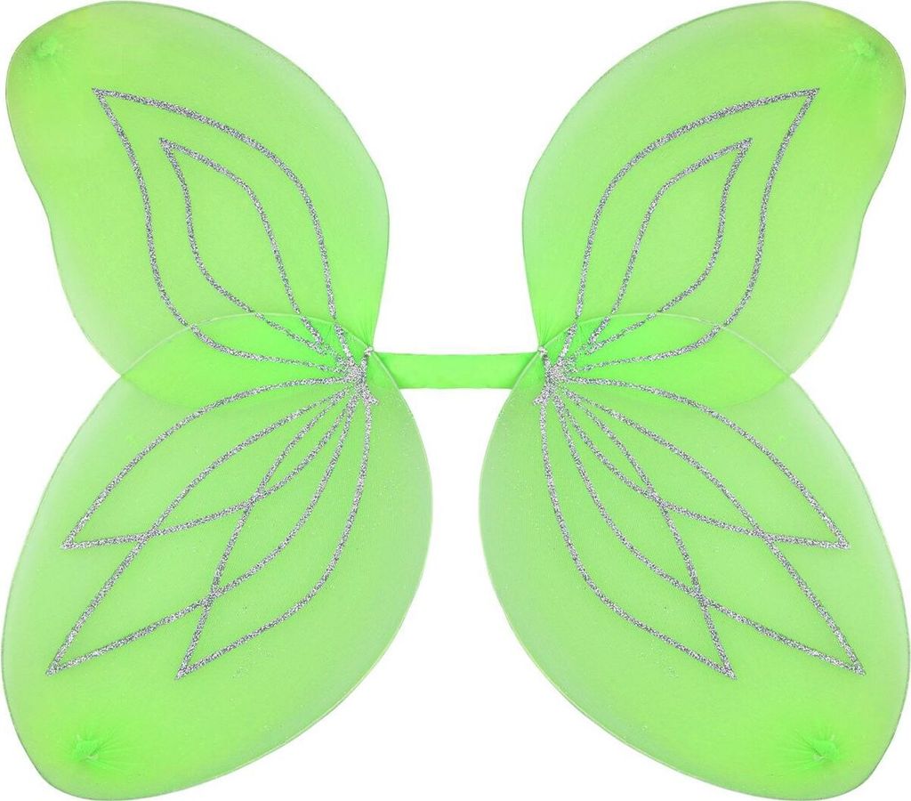 WIDMANN Glitzerflügel grün 58x46cm Produktbild 