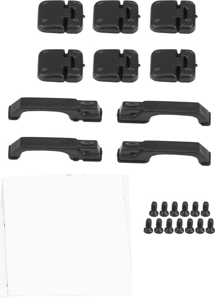 1Satz Kunststoff-Türscharniere und Türgriffe für Traxxas TRX-4 1:10 RC Crawler