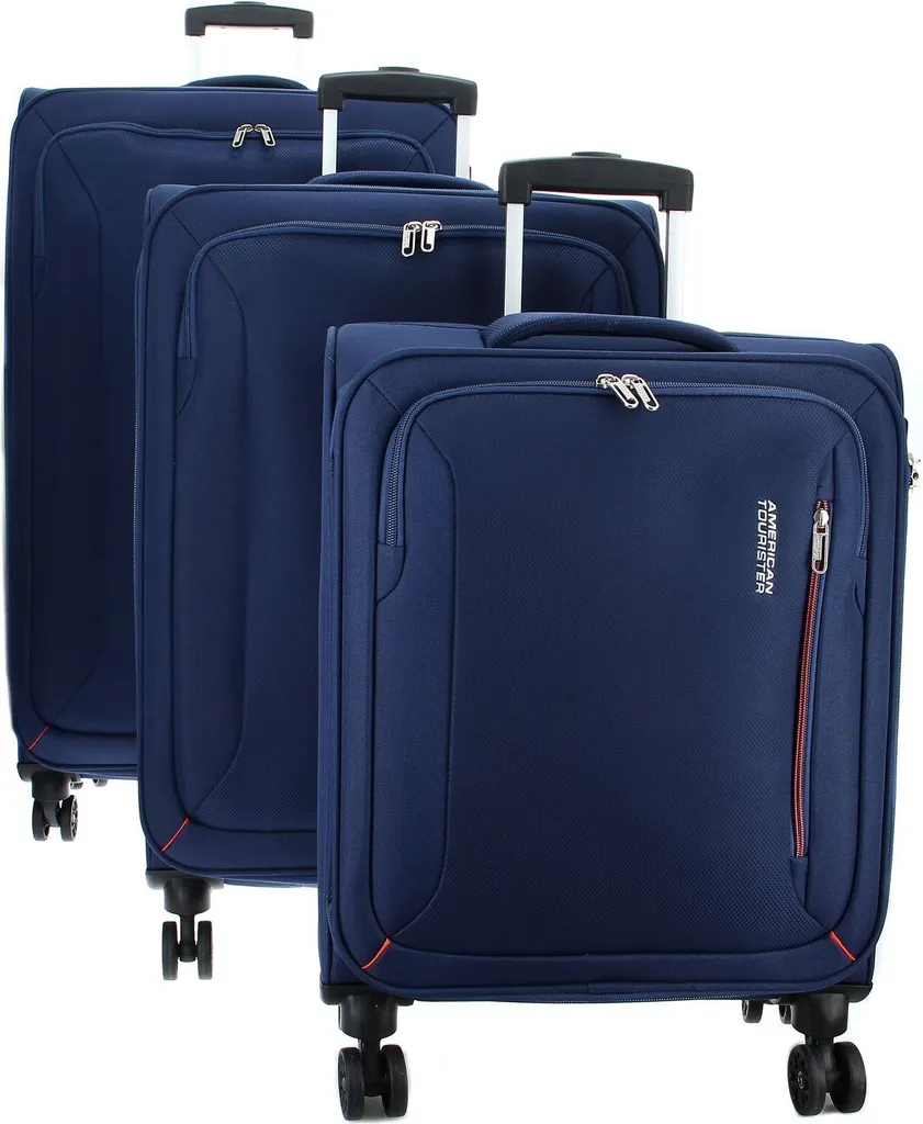 Valise Souple Hyperspeed American Tourister TSA 80cm Combat Navy Robuste