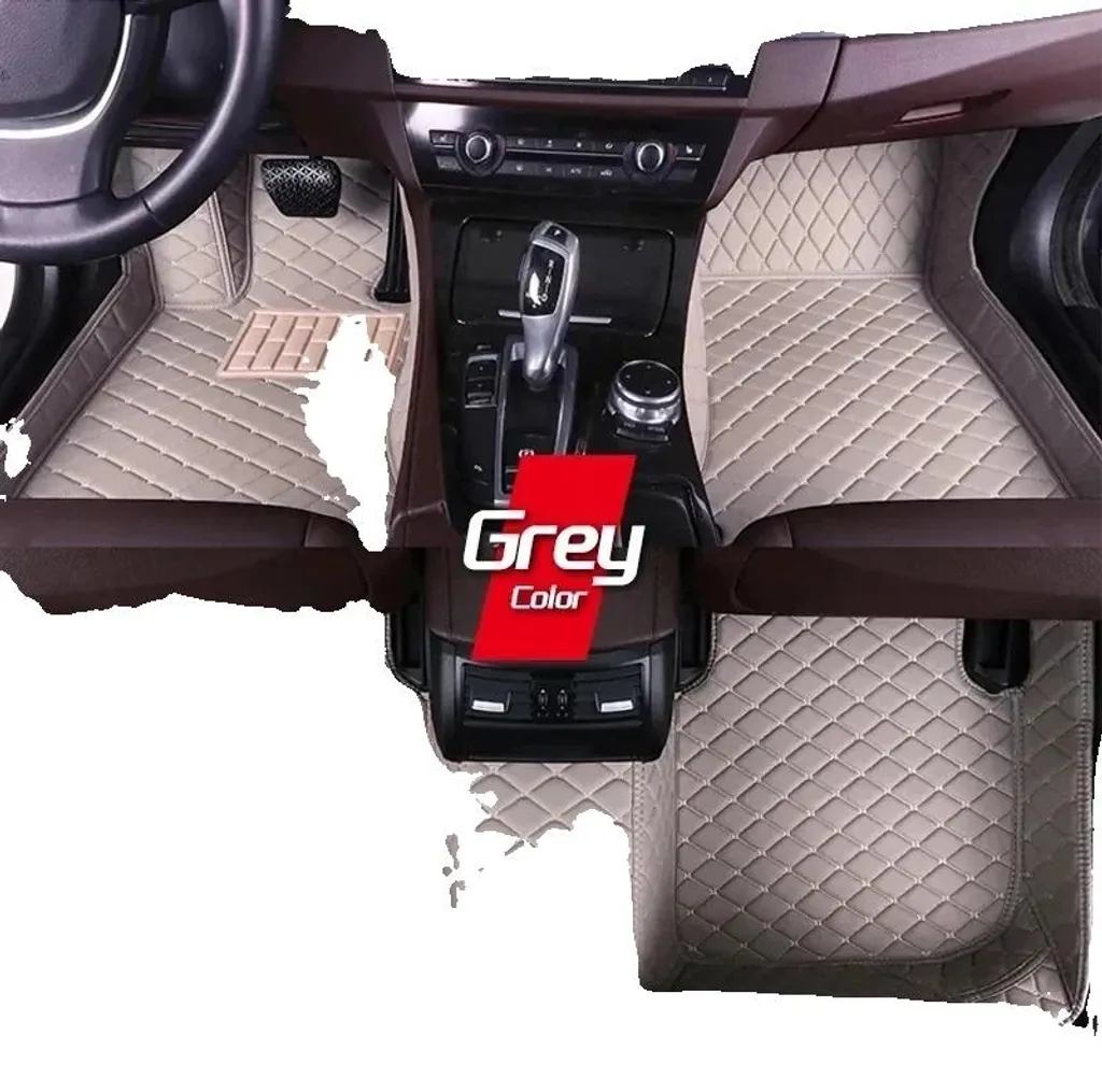 Tapis de sol voiture SEAT : anti-glisse et sur mesure - Set de 3 Noir