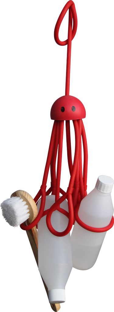 Formverket Octopus Shampoohalter rot Produktbild 