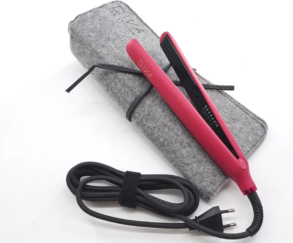Fer à lisser professionnel Diva Pro Styler Magenta à écran digital