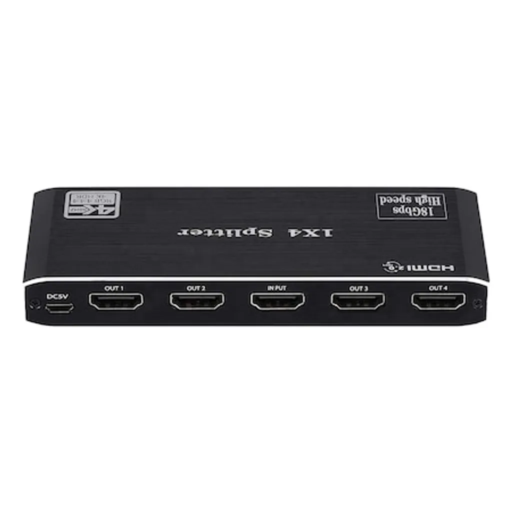 Répartiteur HDMI 4K 1x4 HOPE R - Hub Vidéo HDR avec Protection HDCP 2.2