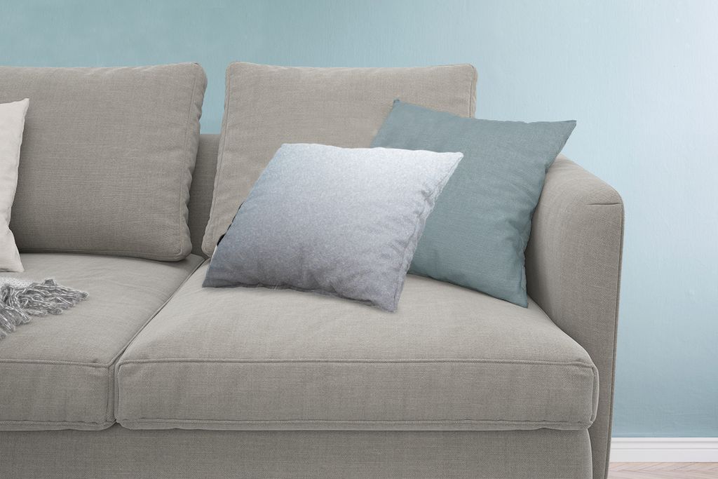 MuchoWow Zierkissen Sofakissen Wohnzimmer Dekokissen 60x40 cm Metalldruck - Aluminium - Tupfen - Kopfkissen - Polster mit Foto