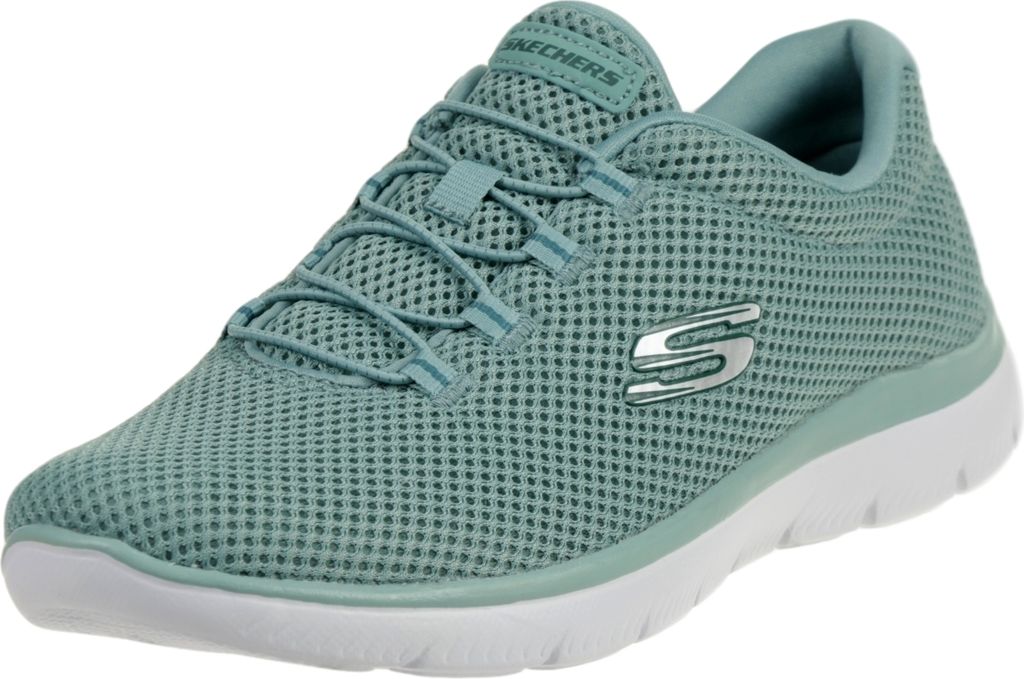 Skechers Damen Slipper türkis 40 Sneaker
