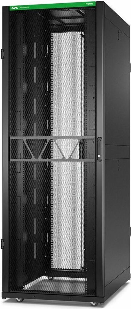 APC NetShelter SX Server Rack Gen 2, 45 HE, 2124H x 750W x 1070D mm, mit Seitenwänden, Schwarz, Freistehendes Gestell, 45U, 1814 kg, Sperrschloss,...