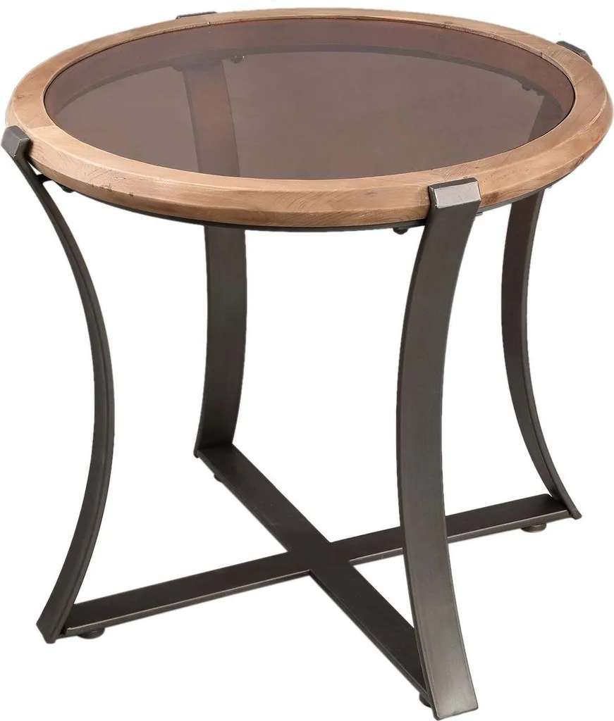 Table basse carrée PTMD Cami en bois naturel 68x68x61 cm
