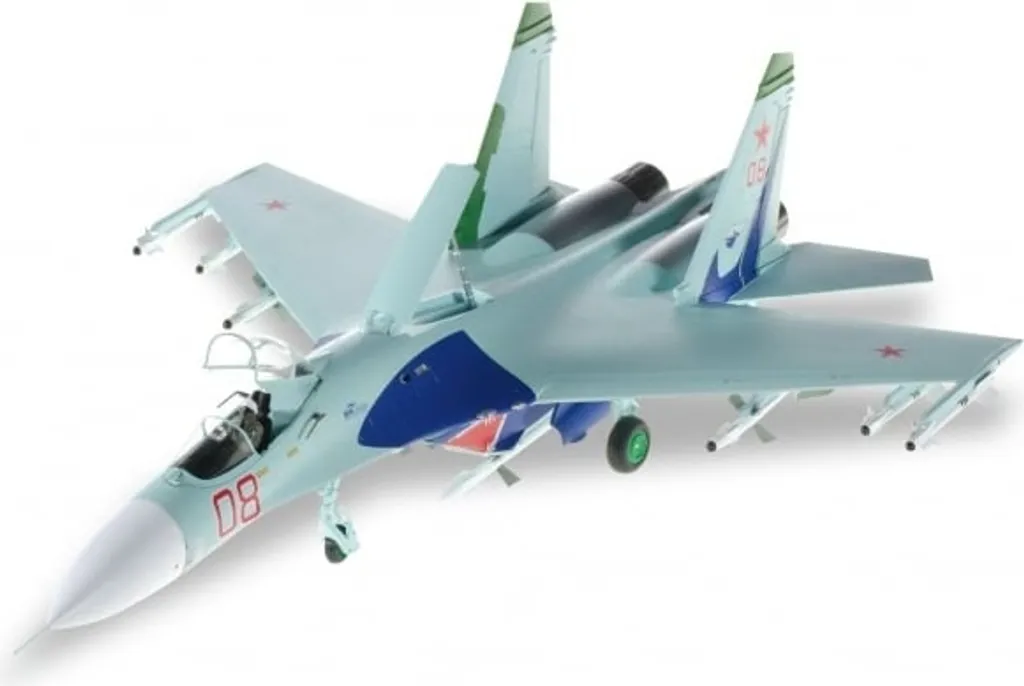 Sukhoi Su-27 Flanker Russian Air Force Red 08 Lipetsk Shark 1:72 Herpa